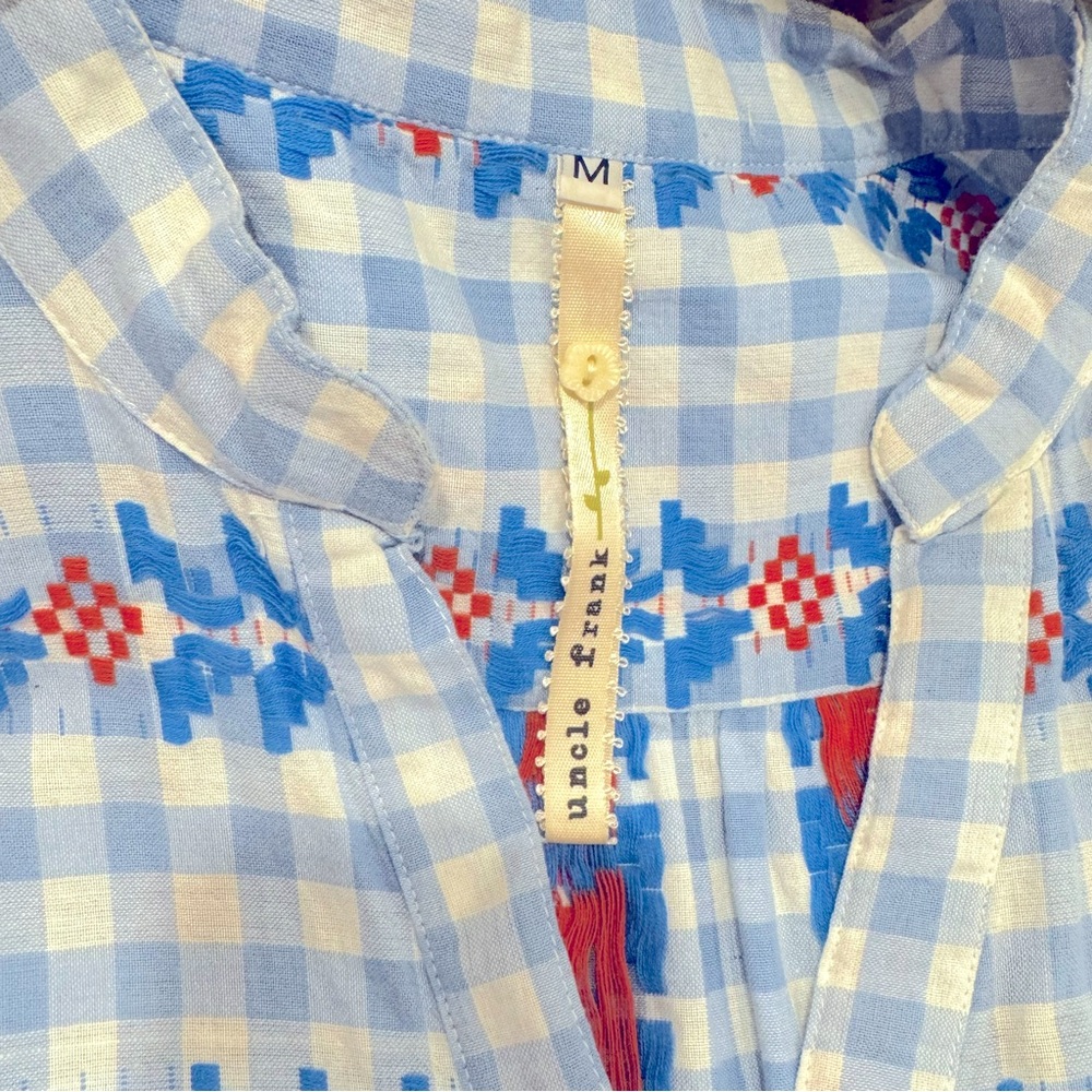 Uncle Frank Cute check dress Size M - Picture 4 of 9